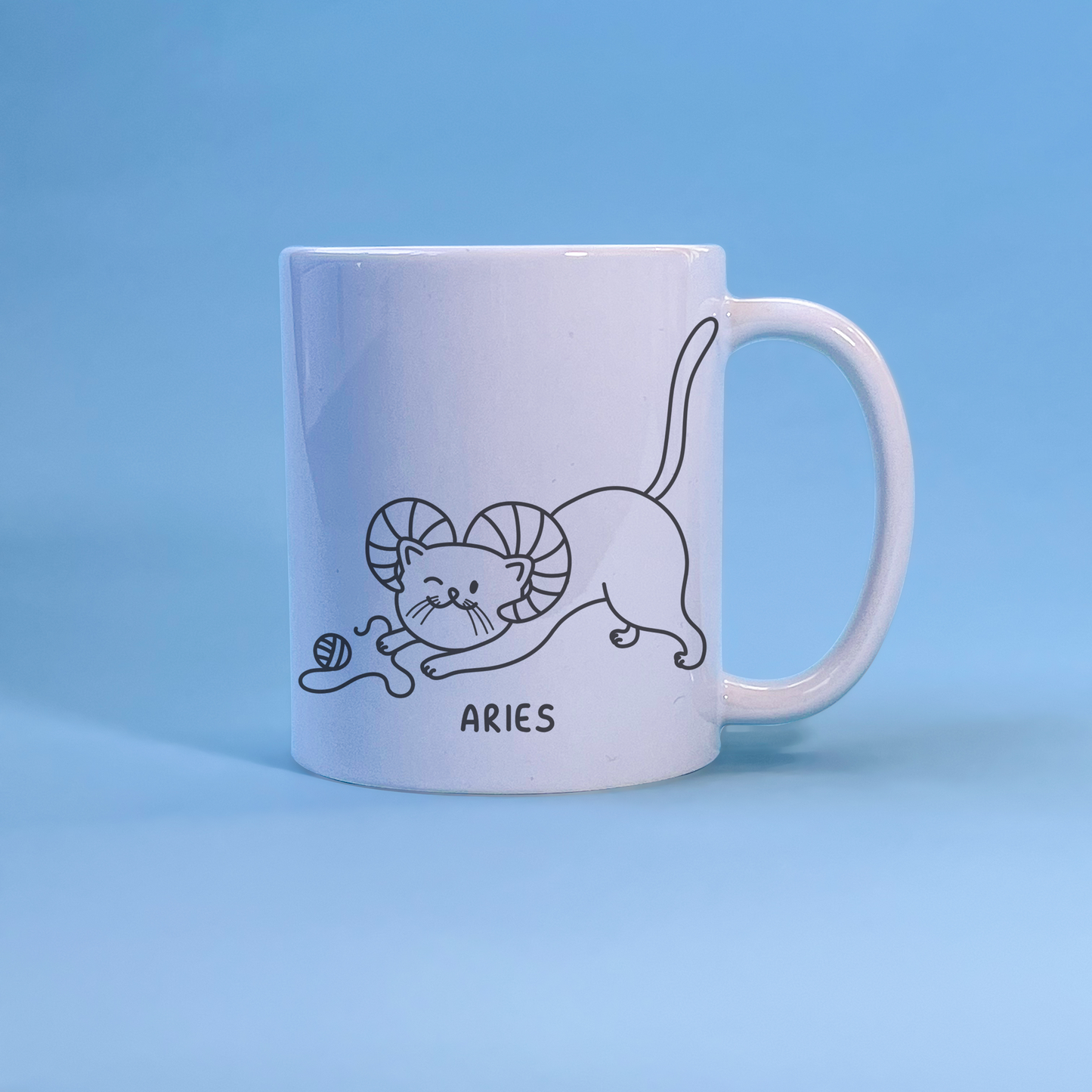 Aries Cat Mug