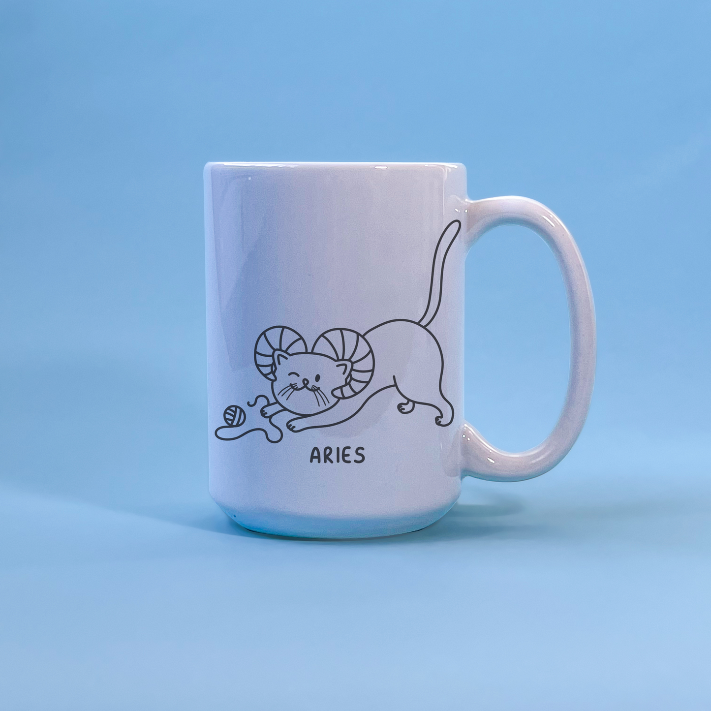 Aries Cat Mug