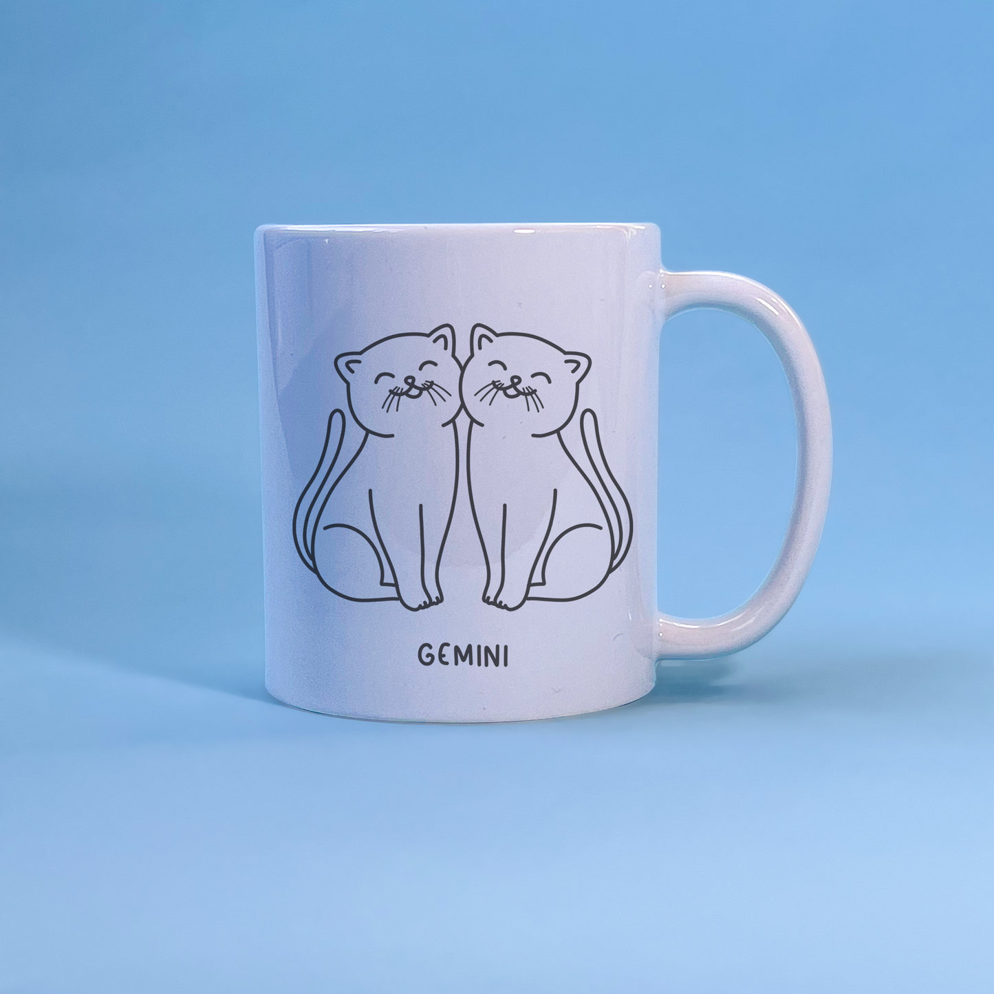 Gemini Cat Mug