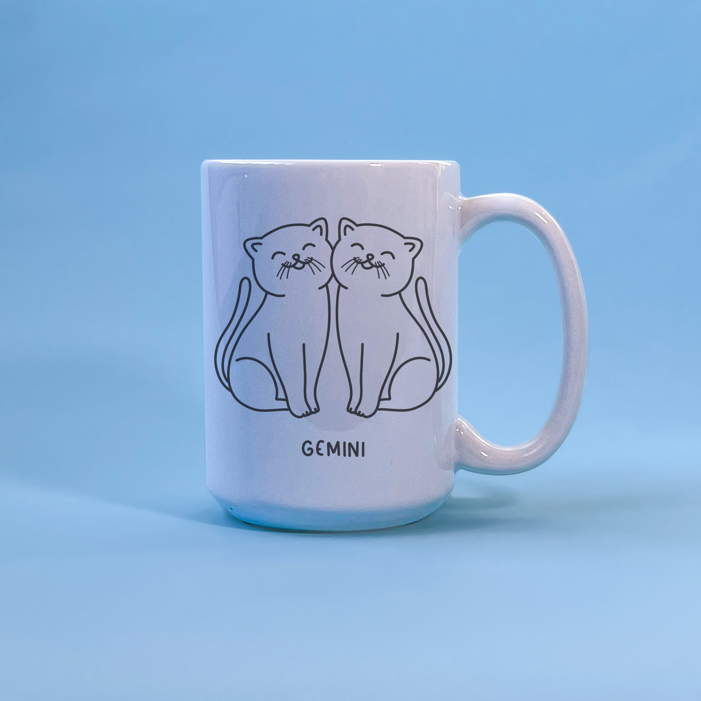 Gemini Cat Mug