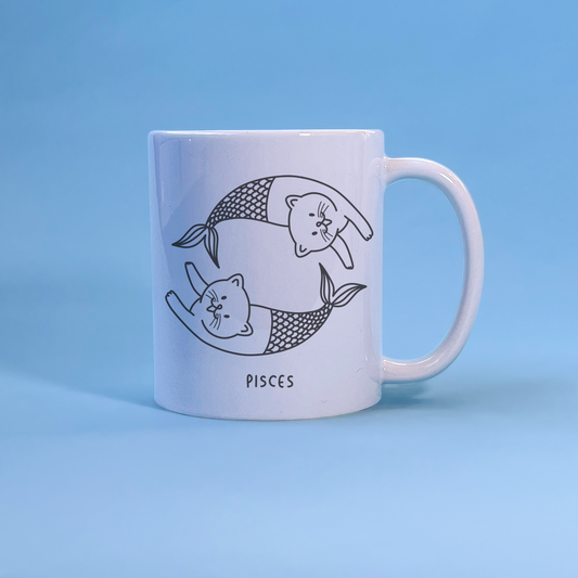 Pisces Cat Mug