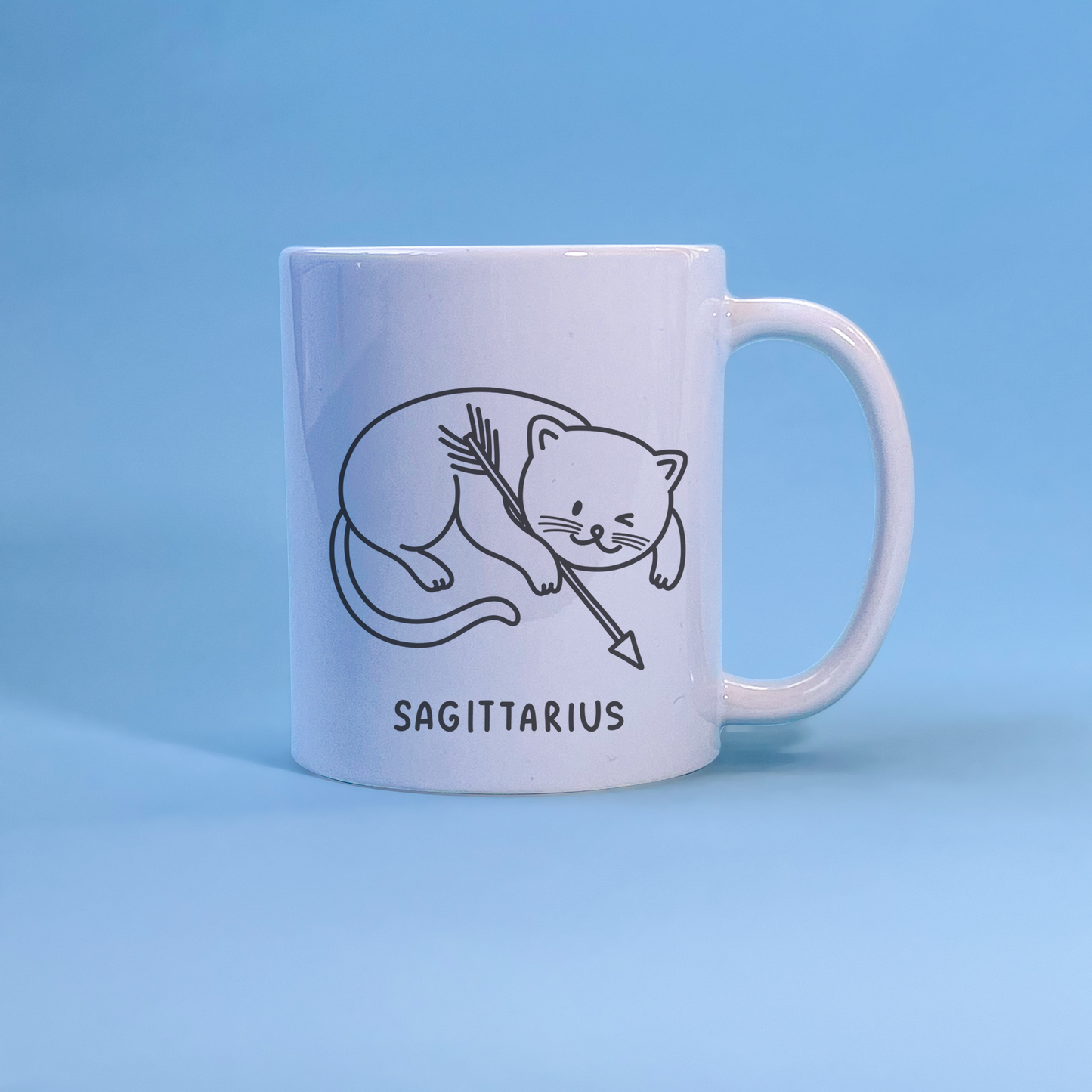 Sagittarius Cat Mug