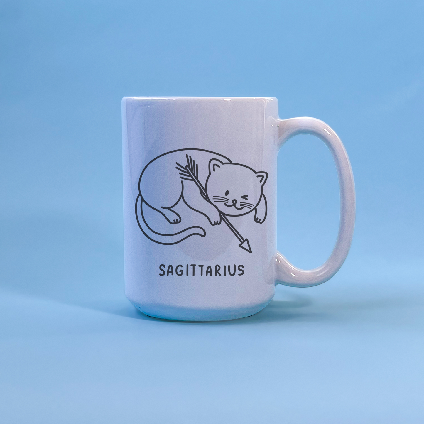 Sagittarius Cat Mug